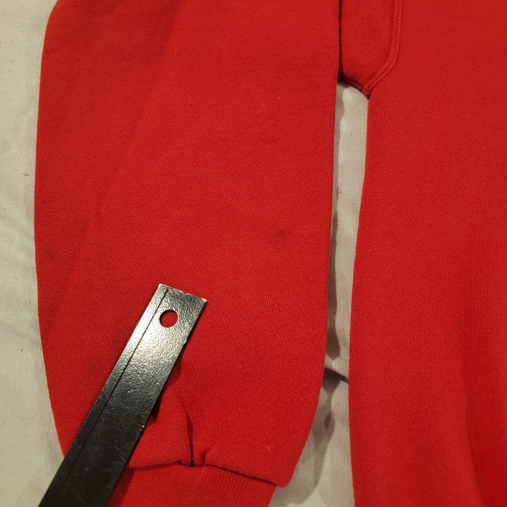 Ohio State Crewneck Sweatshirt Adult Large Red Vintage PM Sports‎ Buckeyes OSU - Picture 8 of 9